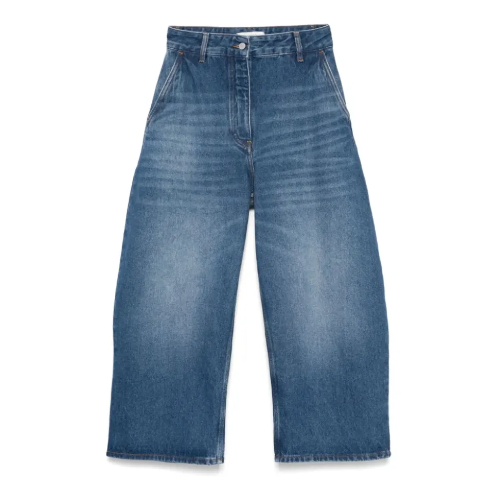 Indygo Blue Jeans z Ukrytym Suwakiem