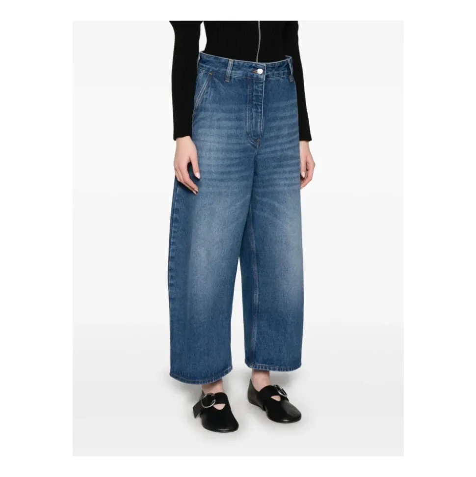 Indygo Blue Jeans z Ukrytym Suwakiem