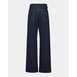 Jeansy z szerokimi nogawkami z denimu