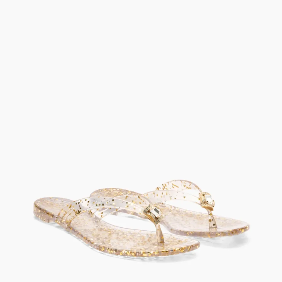 Jelly Glitter Klapki