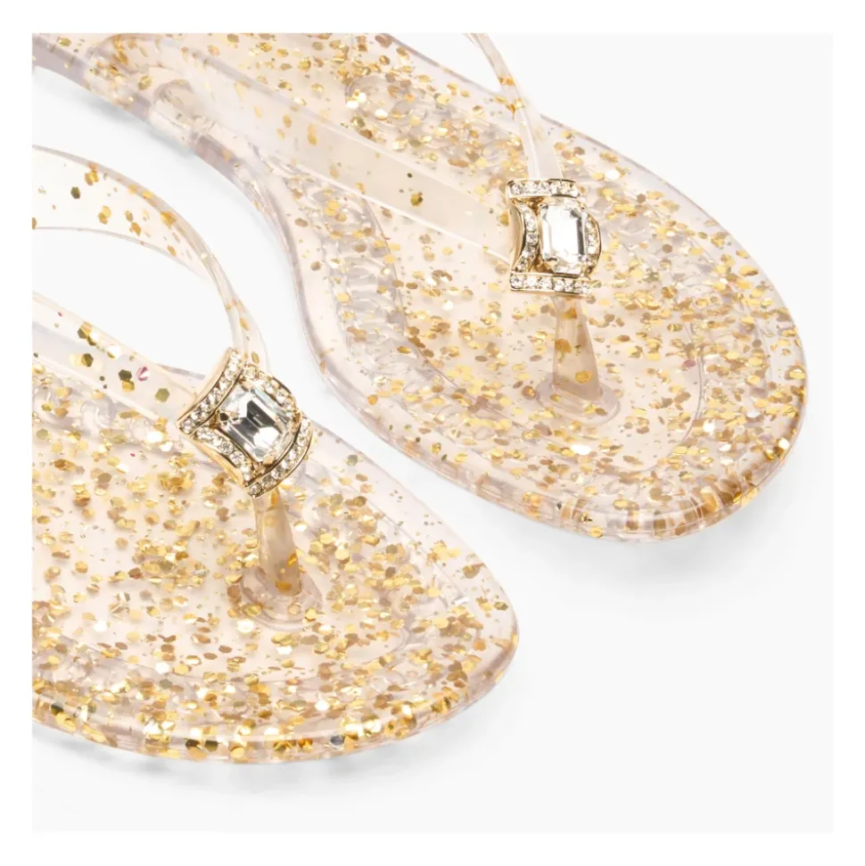 Jelly Glitter Klapki