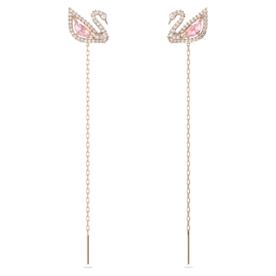 Kolczyk Dazzling Swan Pink Roségold 5469990