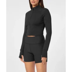 Krótka bluza rozpinana do biegania