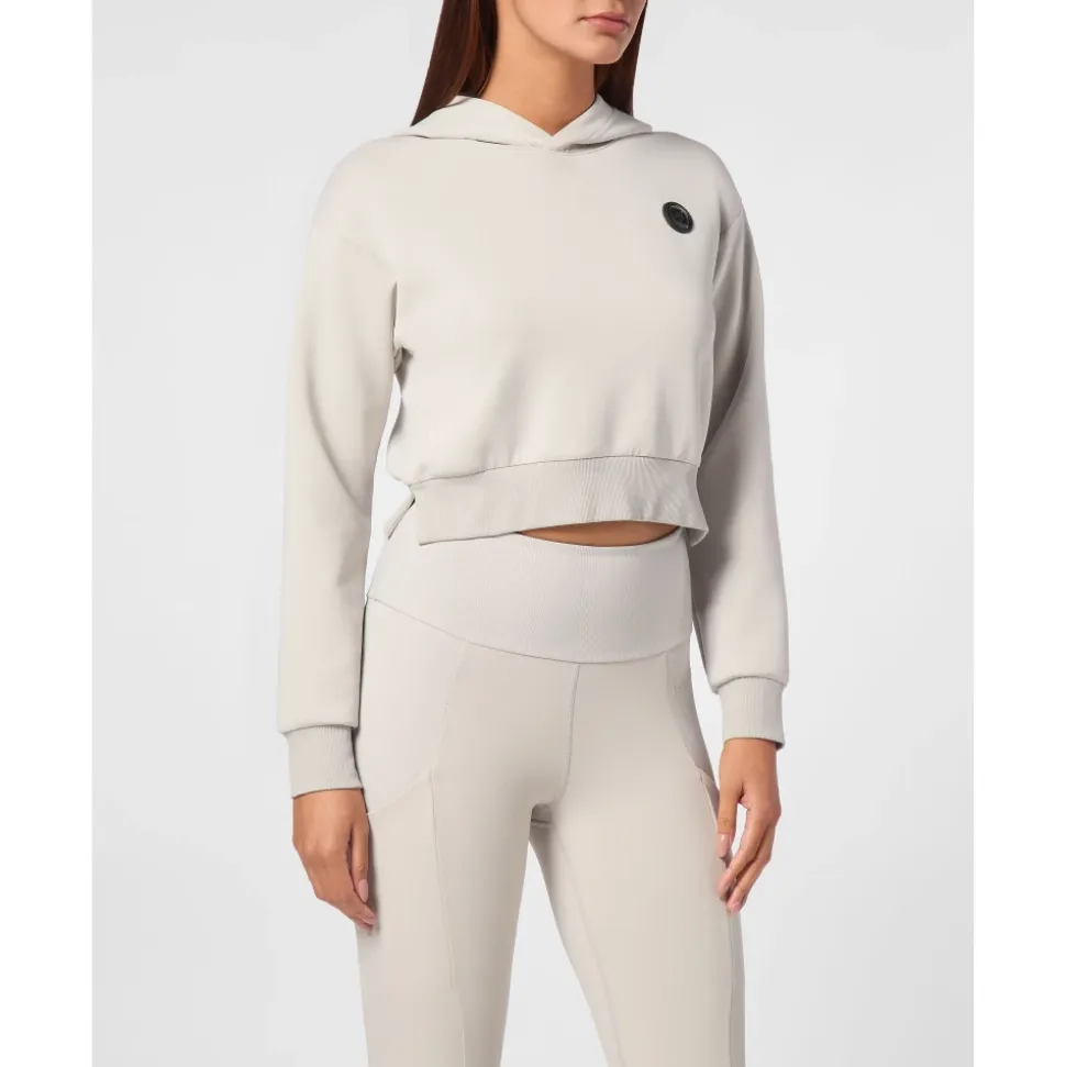 Krótka Bluza z Kapturem