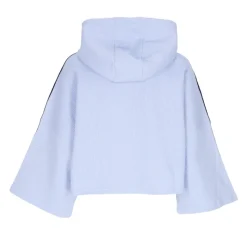 Krótka bluza z kapturem, lekka bluza dresowa