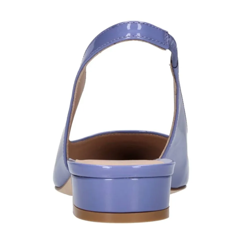 Lakierowane czółenka Slingback