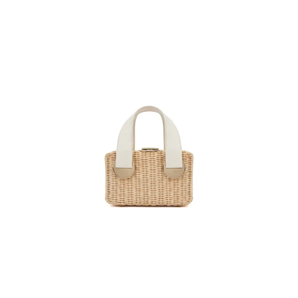 Laurelle Wicker Mini Bag