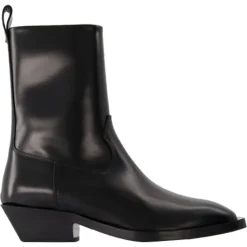 Leather boots