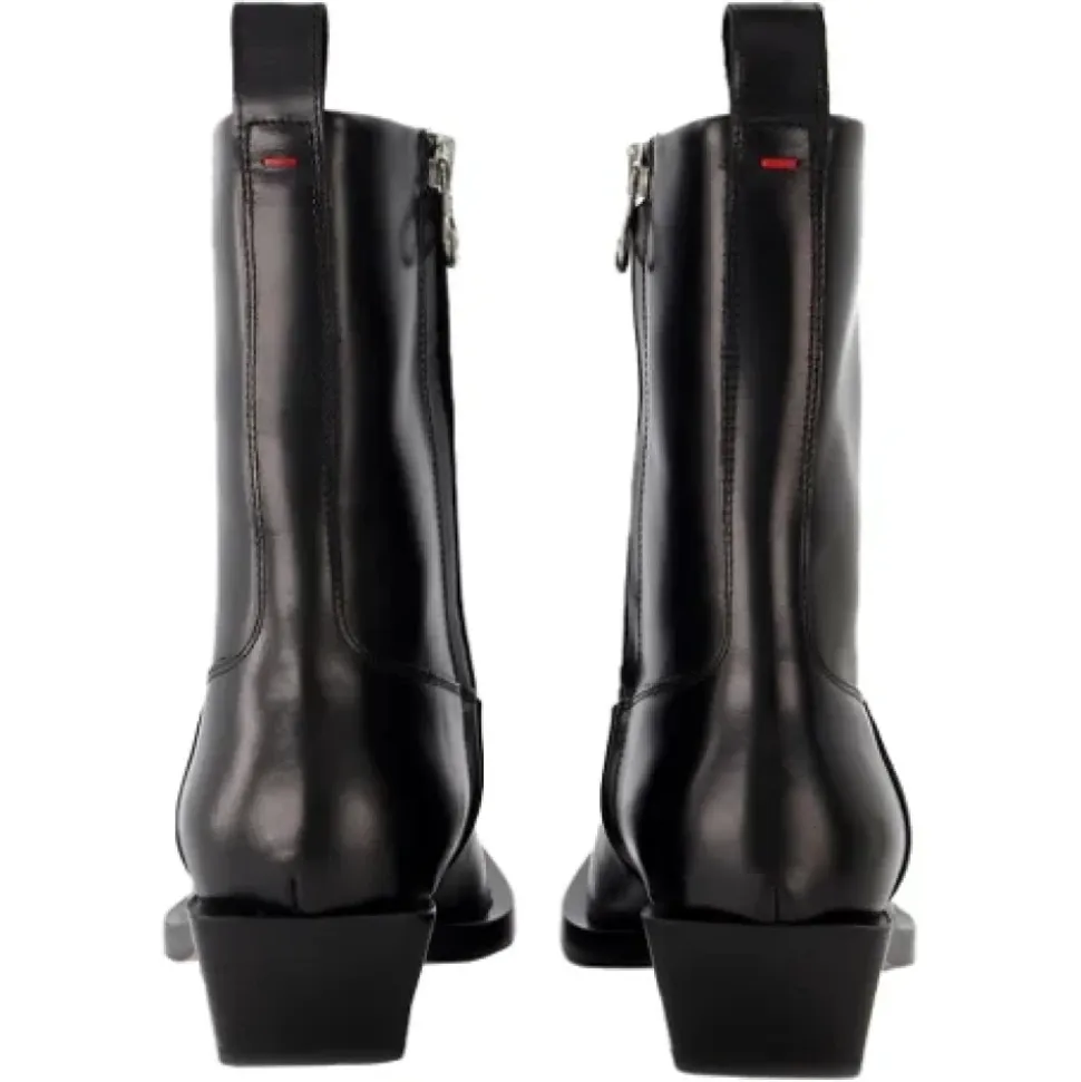 Leather boots