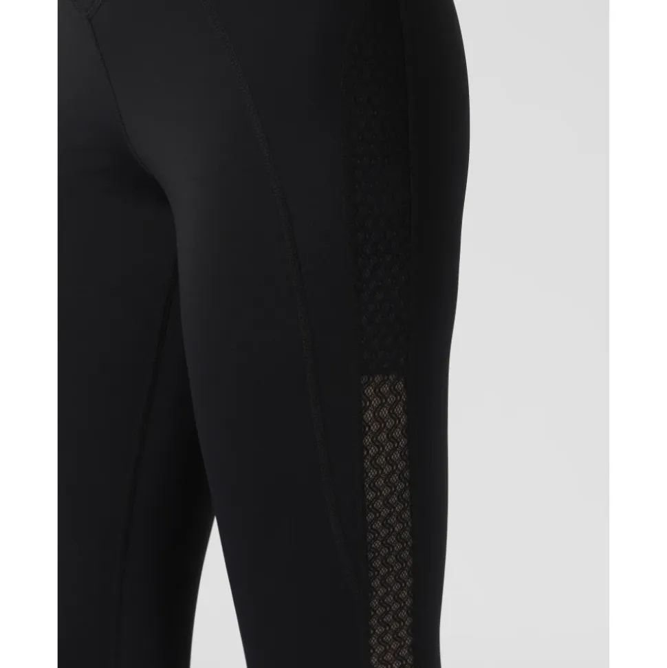 Legginsy z siateczkowymi wstawkami