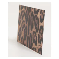 Leopard Print Envelope Paper Post Card Holder