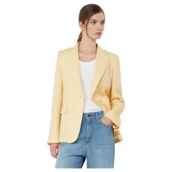 Linen Canvas Blazer