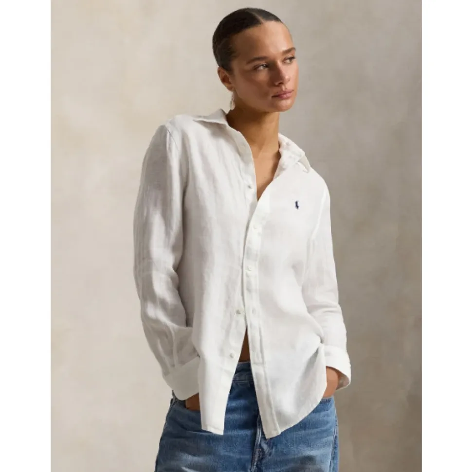 Linen Shirt Straight Fit