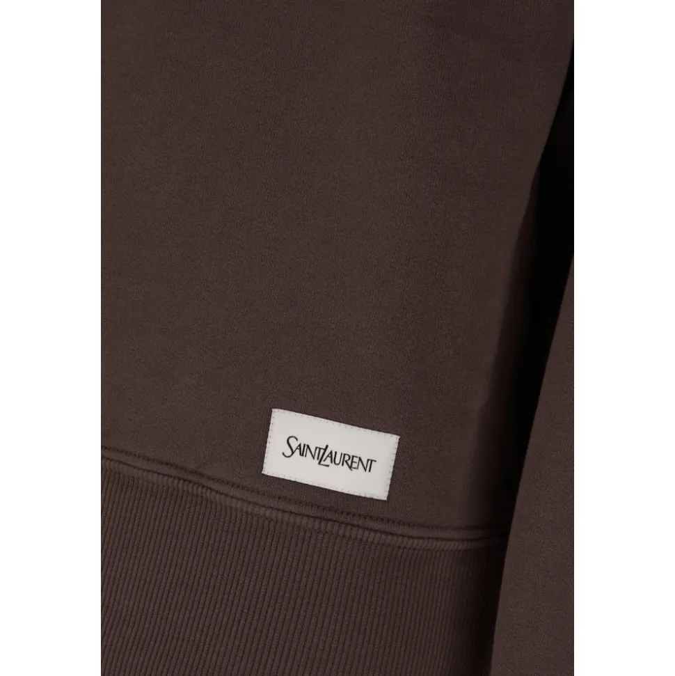 Logo Patch Fleece Sweatshirt