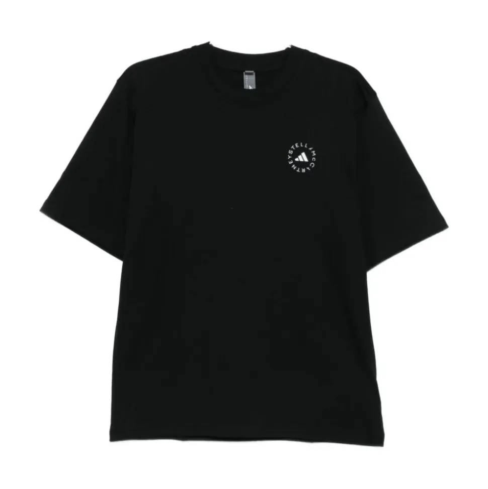 Logo Round Neck Cotton T-Shirt