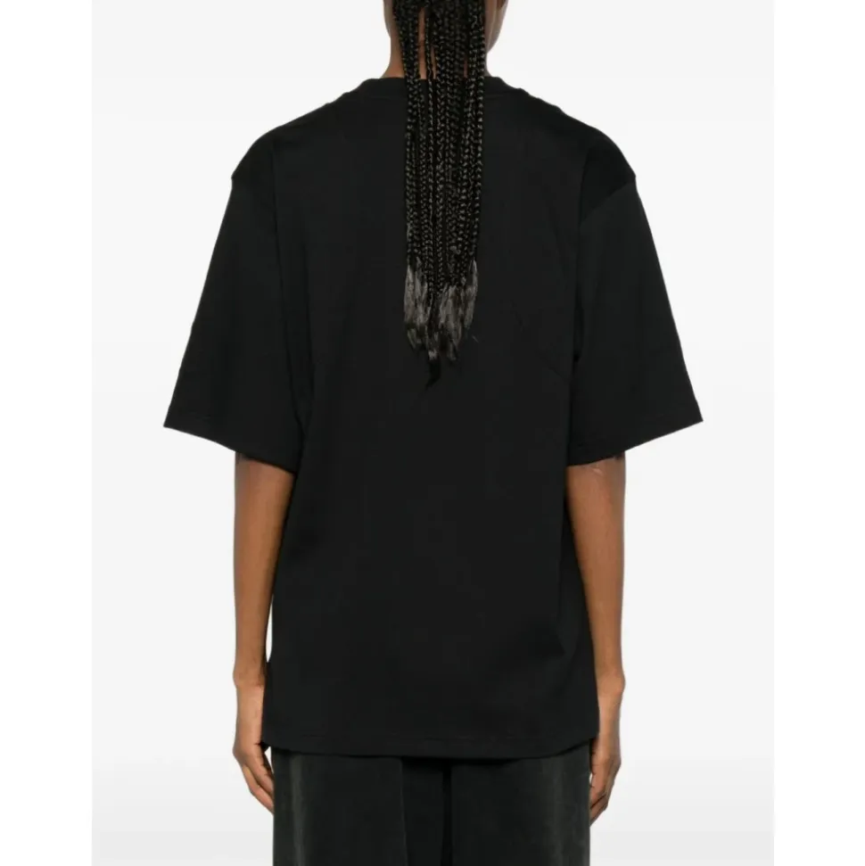 Logo Round Neck Cotton T-Shirt