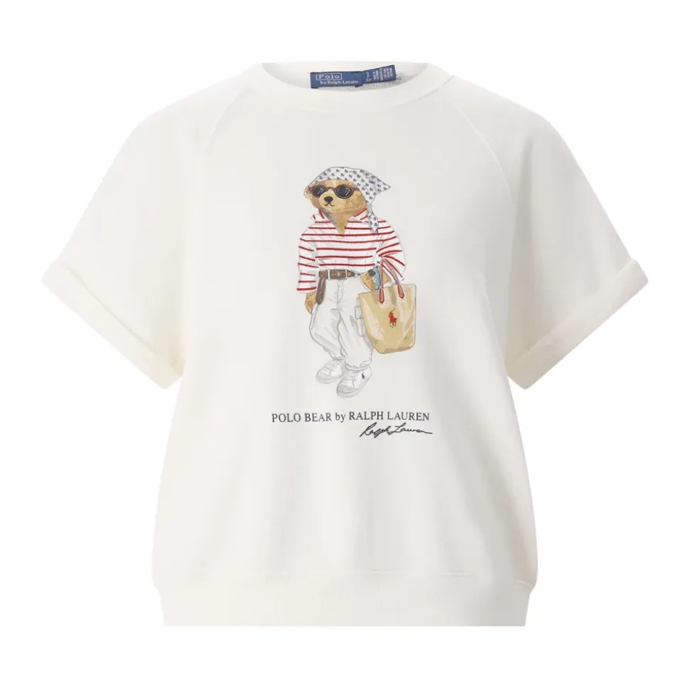 Loopback Fleece Polo Bear Sweatshirt