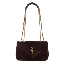 Loulou Small Suede Shoulder Bag