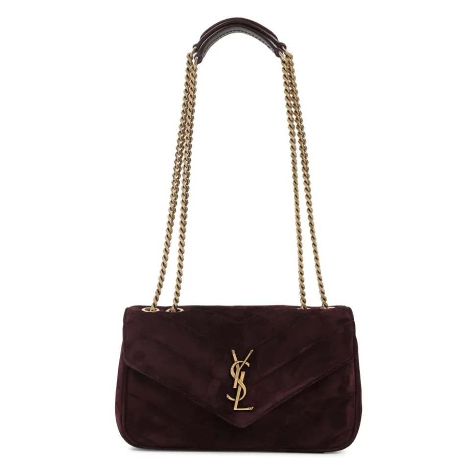 Loulou Small Suede Shoulder Bag
