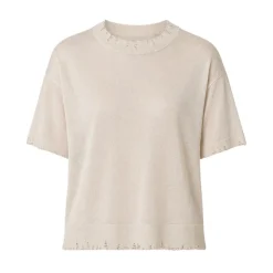 Maglia girocollo Damage Lurex