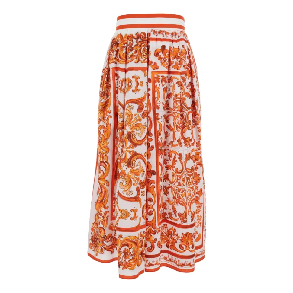 Maiolica Midi Skirt