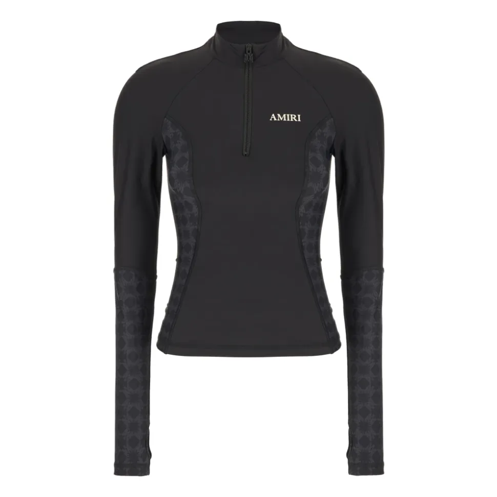 MA Quad Long Sleeve Zip Top