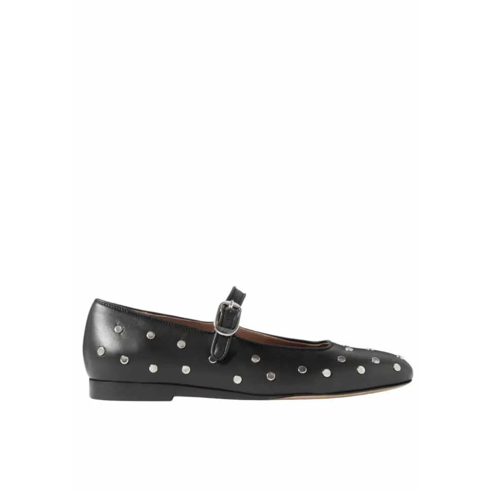 Mary Jane Studded Ballerina Flats