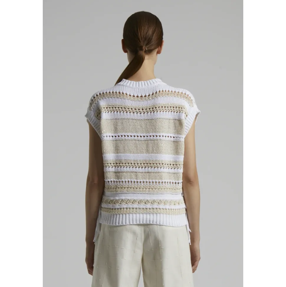 Miękka Kamizelka Tricot z Bawełny