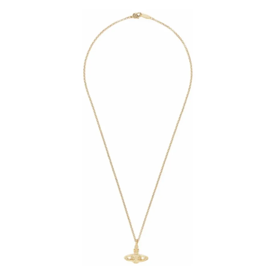 Mini Bas Relief Orb Necklace