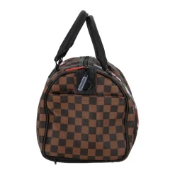 Mini Francuska Maszyna Torba Duffle Brązowa/Czarna