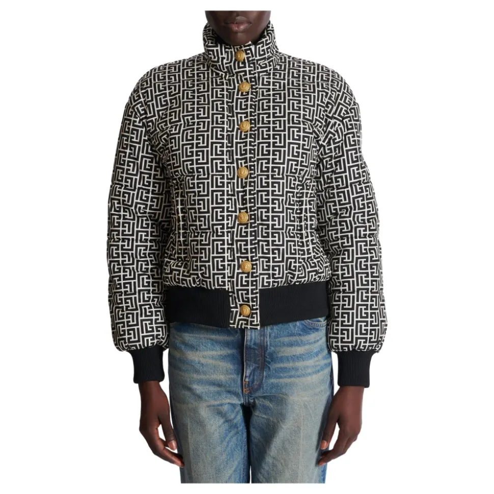 Monogram Jacquard Padded Jacket
