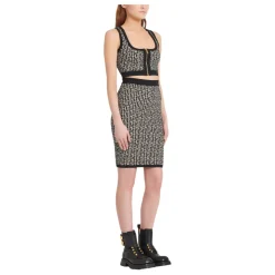 Monogram Knit Skirt