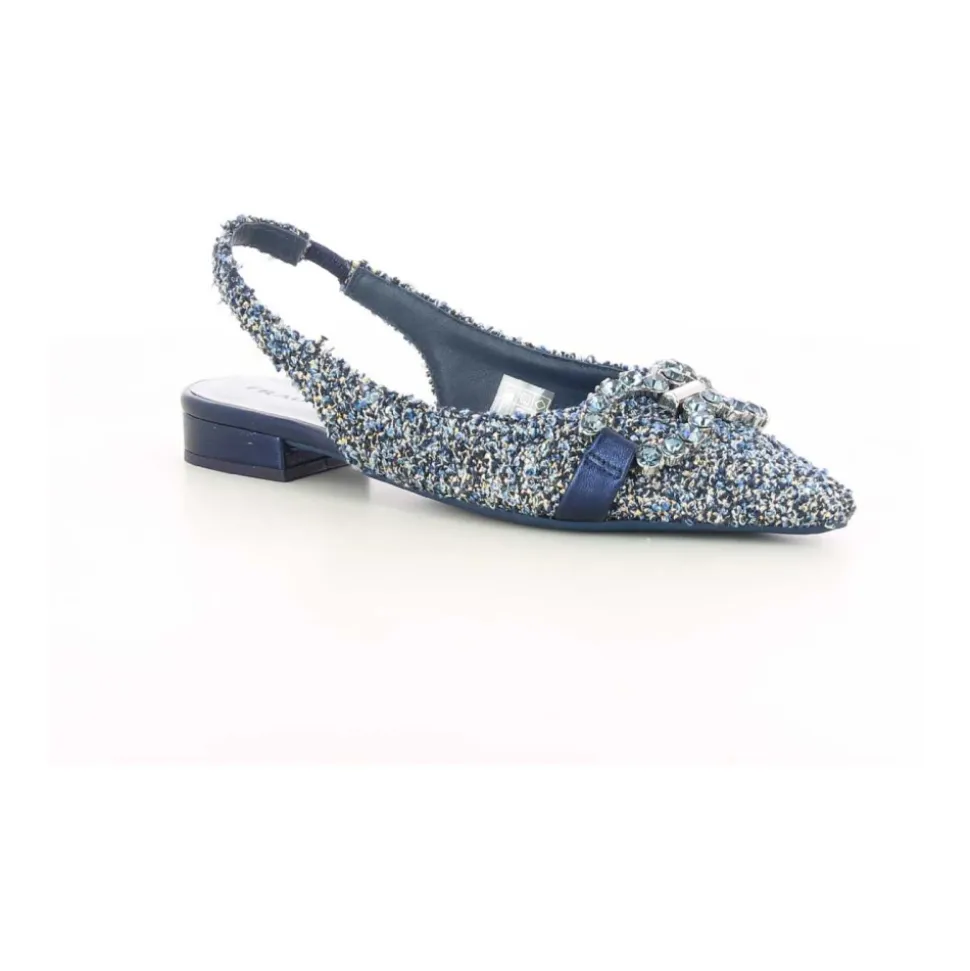 Niebieskie Buty Damskie Stylowy Model