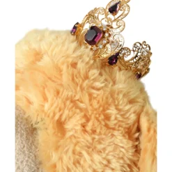 Opaska do włosów Diadem Kryształowa Korona z Misiem Teddy