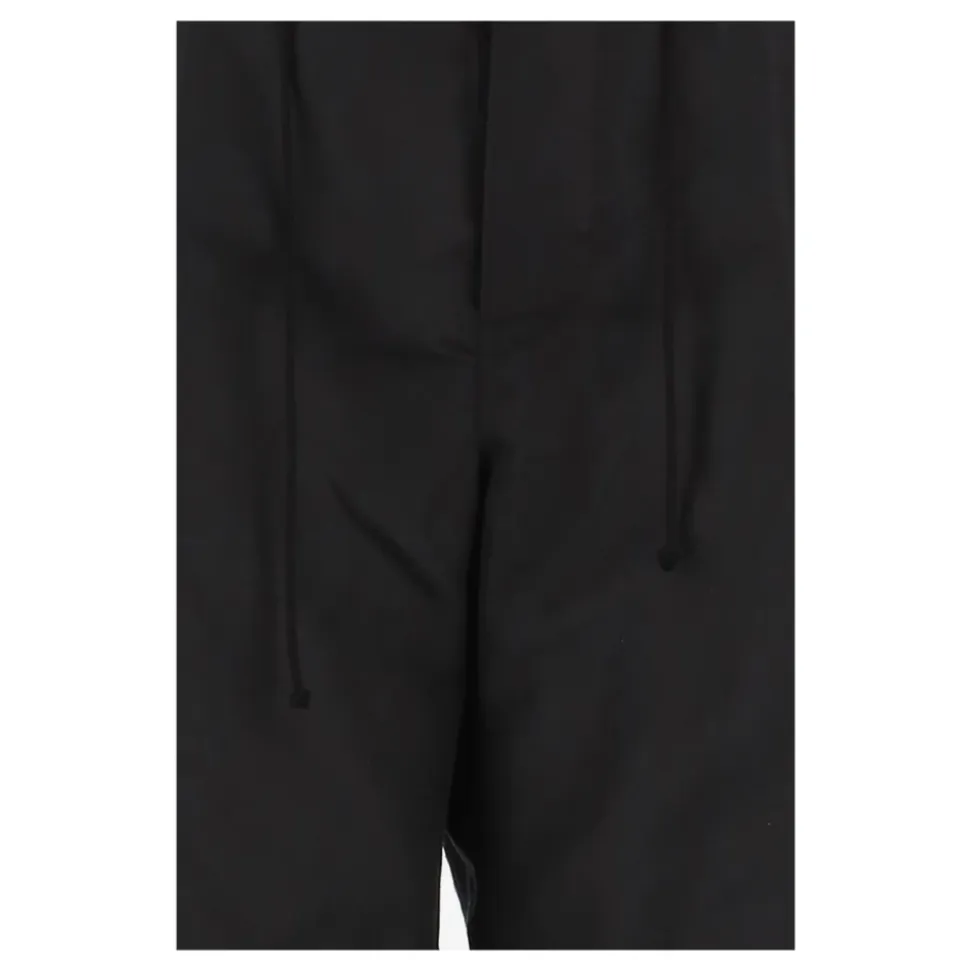 Oversized Spodnie z Mieszanki Lnu