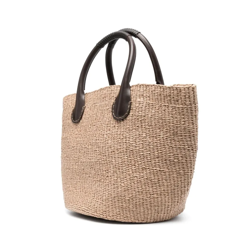 Palma Raffia Shopping Bag