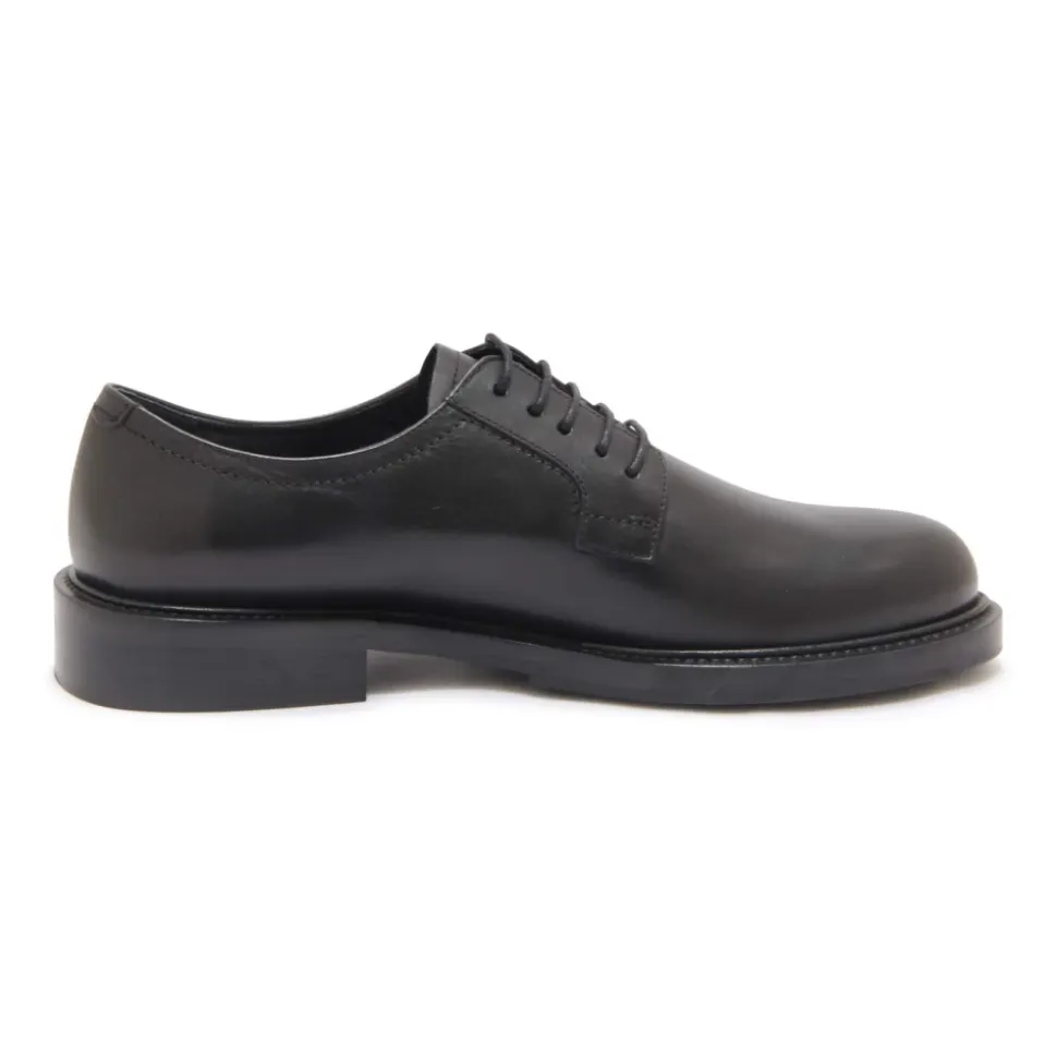 Palma Ranch Czarne Sznurowane Półbuty