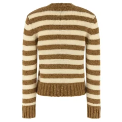 Pasiasty sweter z czystej wełny