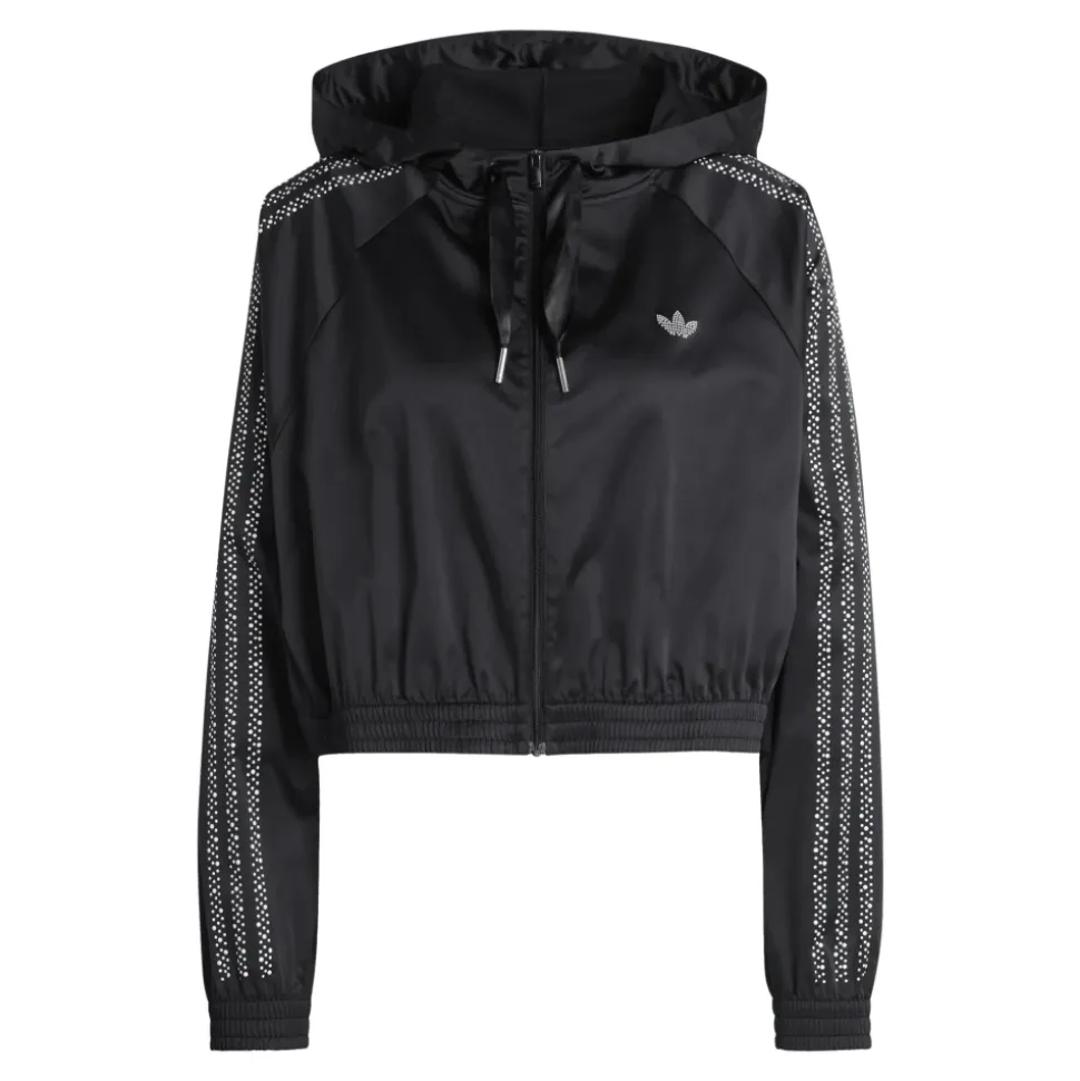 Pearl Cropped Zip Hoodie