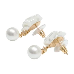 Pearl Flower Earrings
