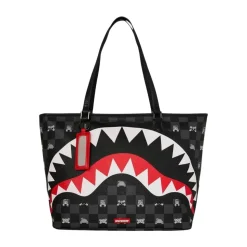 Peeking Character Check Tote