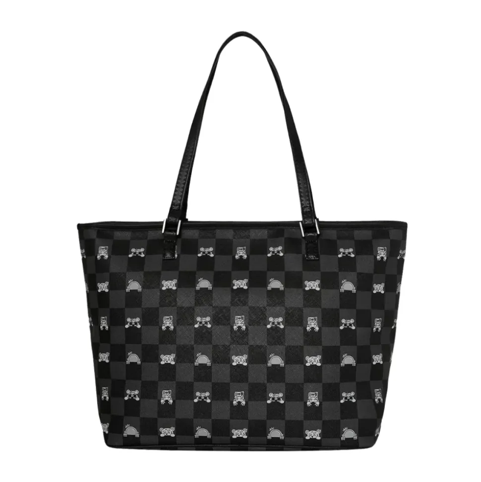 Peeking Character Check Tote