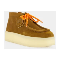 Platform Suede Ankle Boots