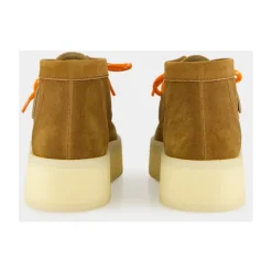 Platform Suede Ankle Boots