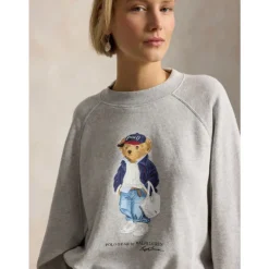 Polo Bear Lightweight Fleece Crewneck