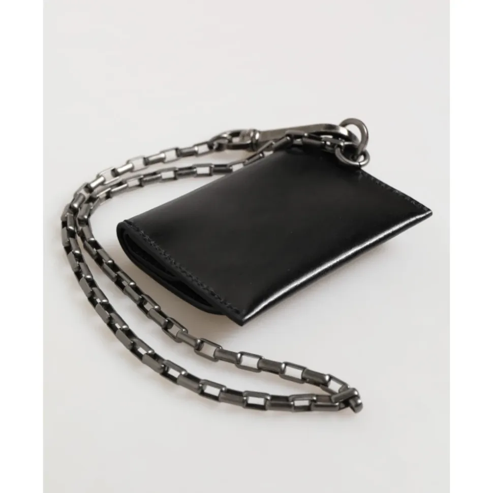 Portfel Bifold na Karty z Łańcuchem