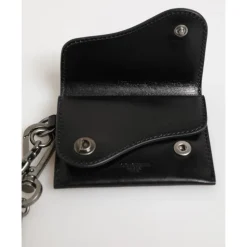 Portfel Bifold na Karty z Łańcuchem