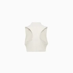Prążkowany Top Bez Rękawów Racerback