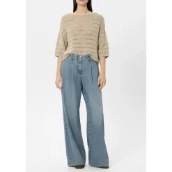 Pullover mit Ajour-Muster