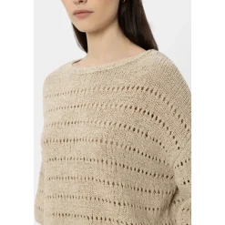 Pullover mit Ajour-Muster